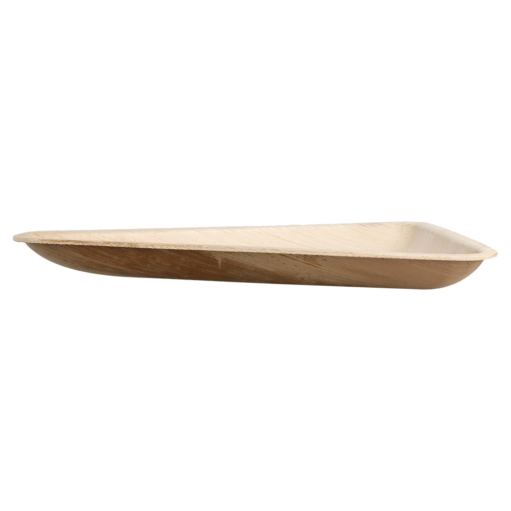 225.33-PIATTI TRIANGOLARI 'ARECA'  23x15,5x2,2 CM NATURALE ARECA (25 u.)