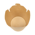 281.41-RICIPIENTI MULTIUSO PER MICROONDE 'FEEL GREEN' 780 ML 280 +18 PE G/M2 Ø9,3x9,8 CM MARRONE CARTONE (50 u.)