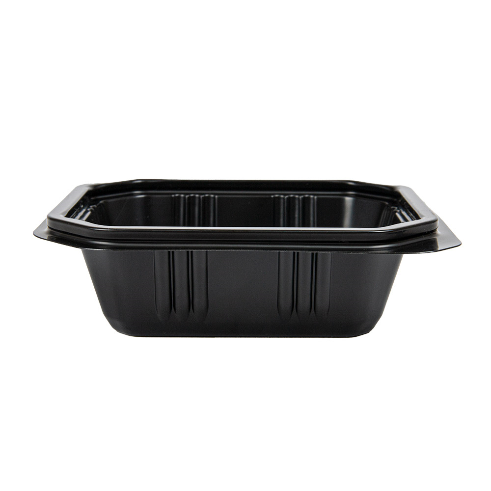262.62-RECIPIENTI 250 ML 13,9x11,8x4 CM NERO PP (50 u.)