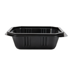 262.62-RECIPIENTI 250 ML 13,9x11,8x4 CM NERO PP (50 u.)