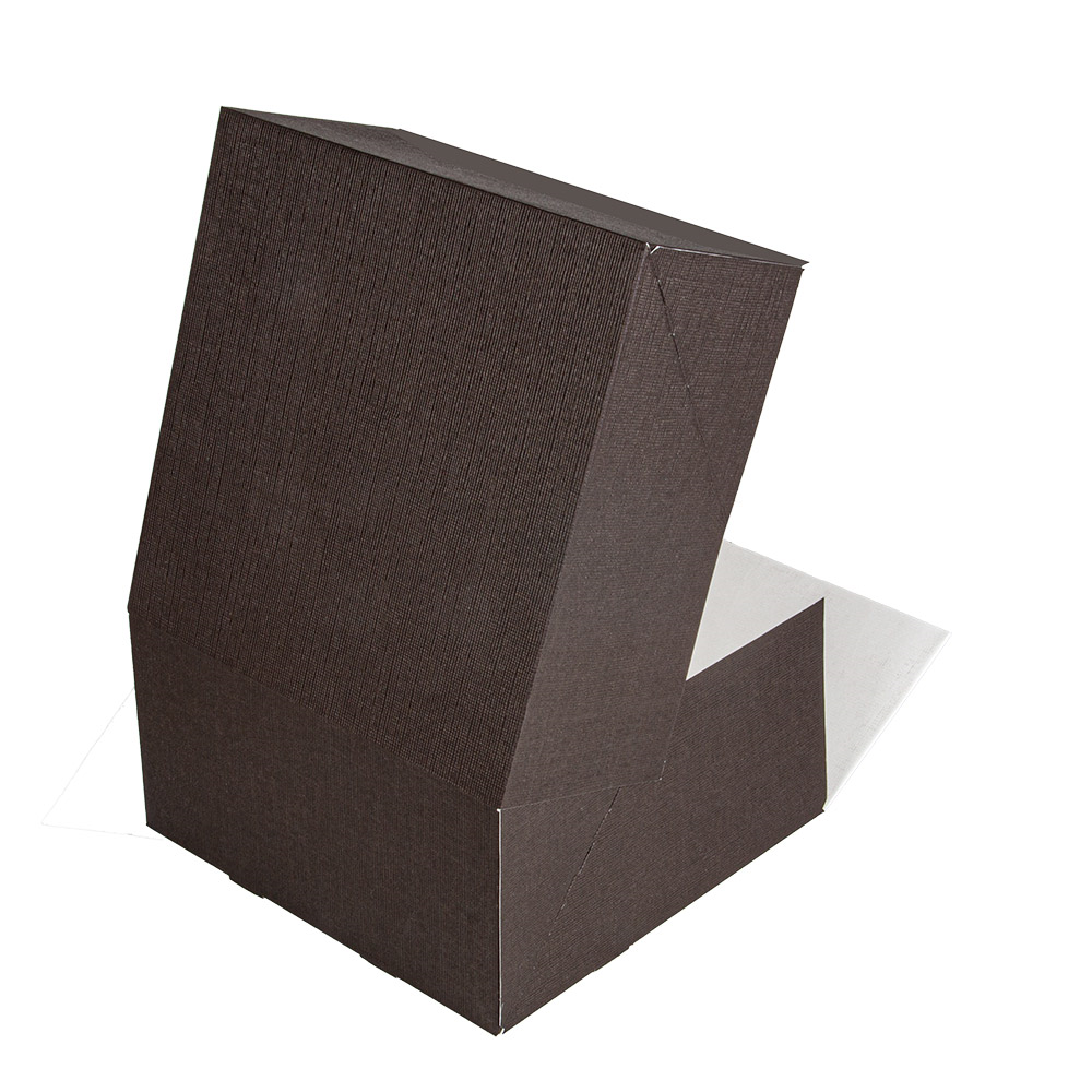 269.55-SCATOLE PER PASTICCERIA SENZA FINESTRA 'THEPACK'  24x24x12 CM CIOCCOLATO CARTONE NANO-MICRO (50 u.)