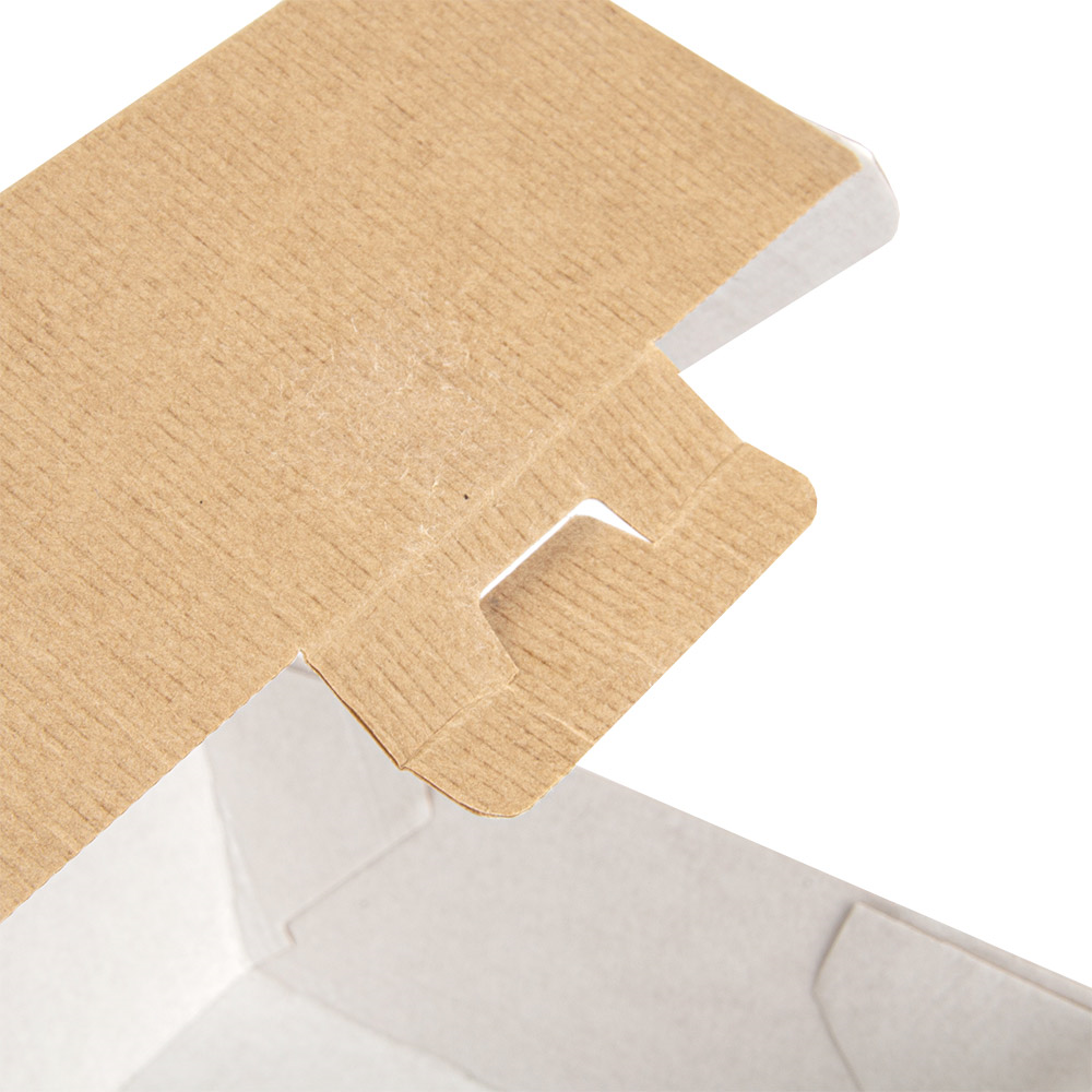 234.09-SCATOLE HAMBURGER 'THEPACK'  13x12,5x9 CM (M) NATURALE CARTONE NANO-MICRO (50 u.)