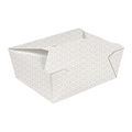 279.19-SCATOLE AMERICANE PER MICROONDE 'THEPACK' CUBE 1350 ML 15,2x12,1x6,5 CM BIANCO/NATURALE CARTONE NANO-MICRO + PP (50 u.)