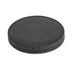254.52-COPERCHIO PER TERRINA PICCOLA  230 + 18 PE G/M2 Ø6,2 CM NERO CARTONE (50 u.)