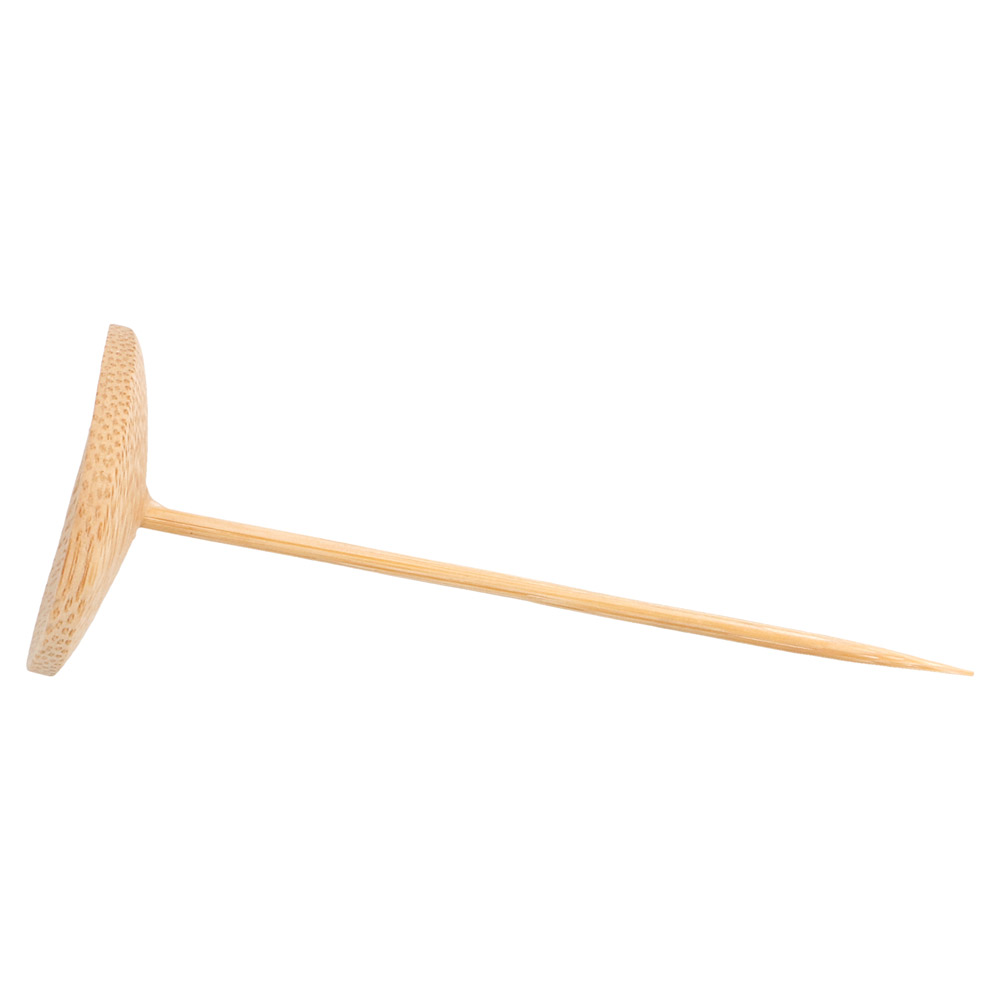 180.34-24 U. MINI PIATTI CON SPIEDINI 'BAMBOO'  Ø 4x10 CM NATURALE BAMBÙ