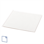 173.60-BUSTE APERTE 2 LATI  22 G/M2 + 8 LDPE 12x12,2 CM BIANCO KRAFT (100 u.)