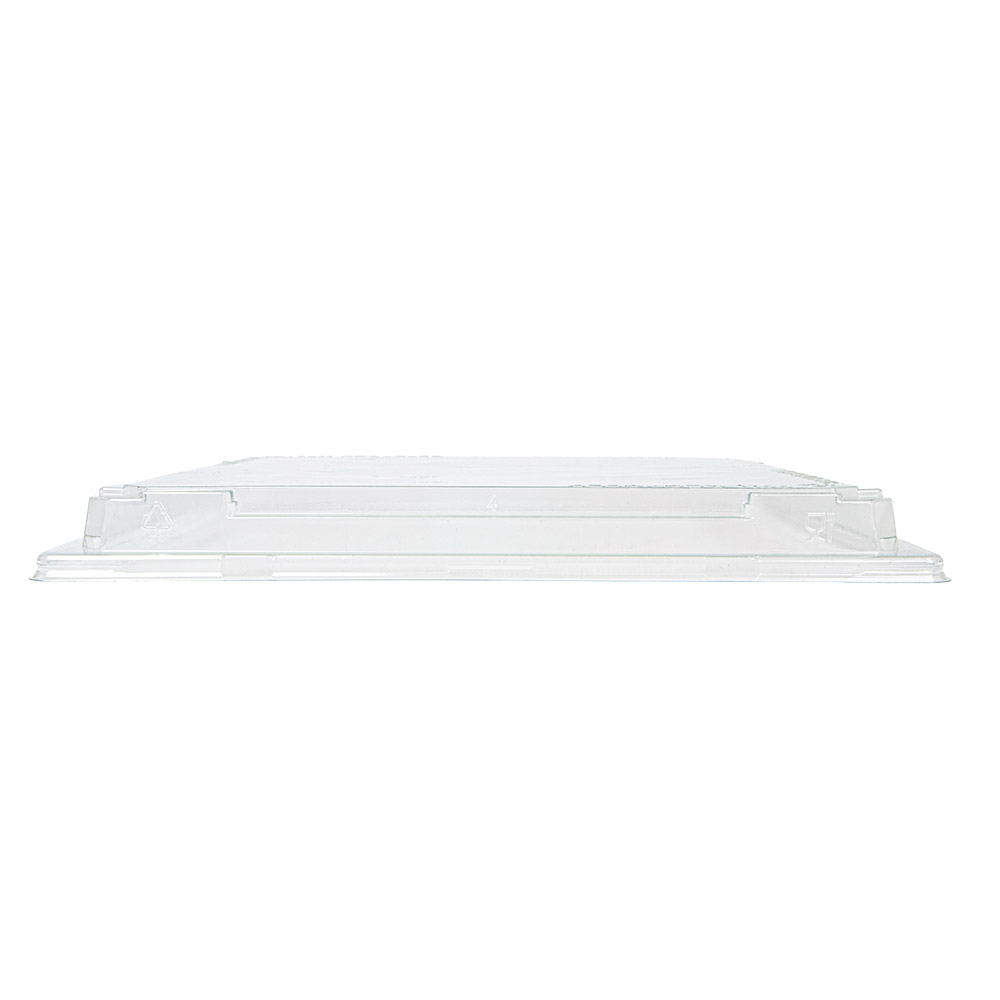 268.03-COPERCHIO 268.02  27x27x2,5 CM TRASPARENTE RPET (70 u.)