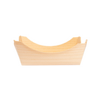 250.31-BARCHETTE IN FOGLIA DI PIOPPO 'WOOD'  8x8x3,5 CM NATURALE LEGNO (100 u.)