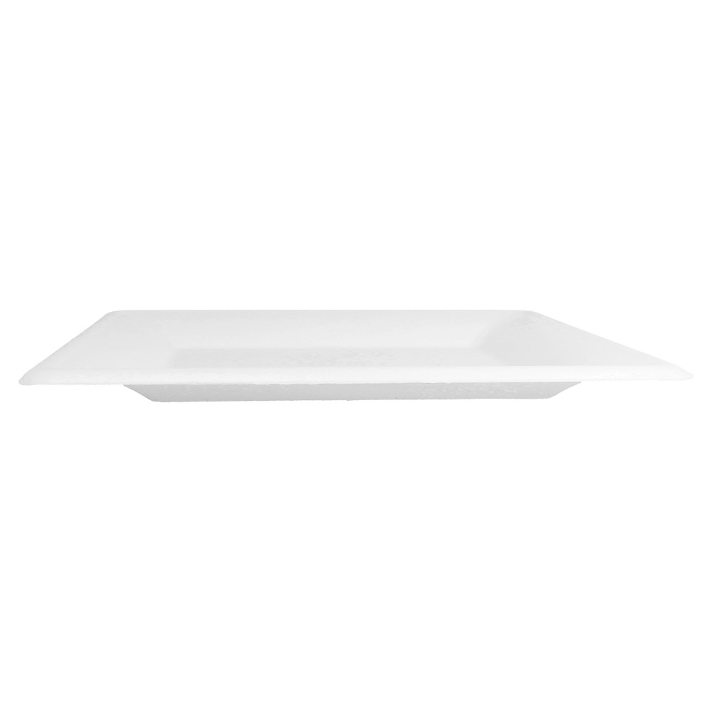 215.94-PIATTI QUADRAI 'BIONIC'  26,2x26,2x1,9 CM BIANCO BAGASSA (50 u.)