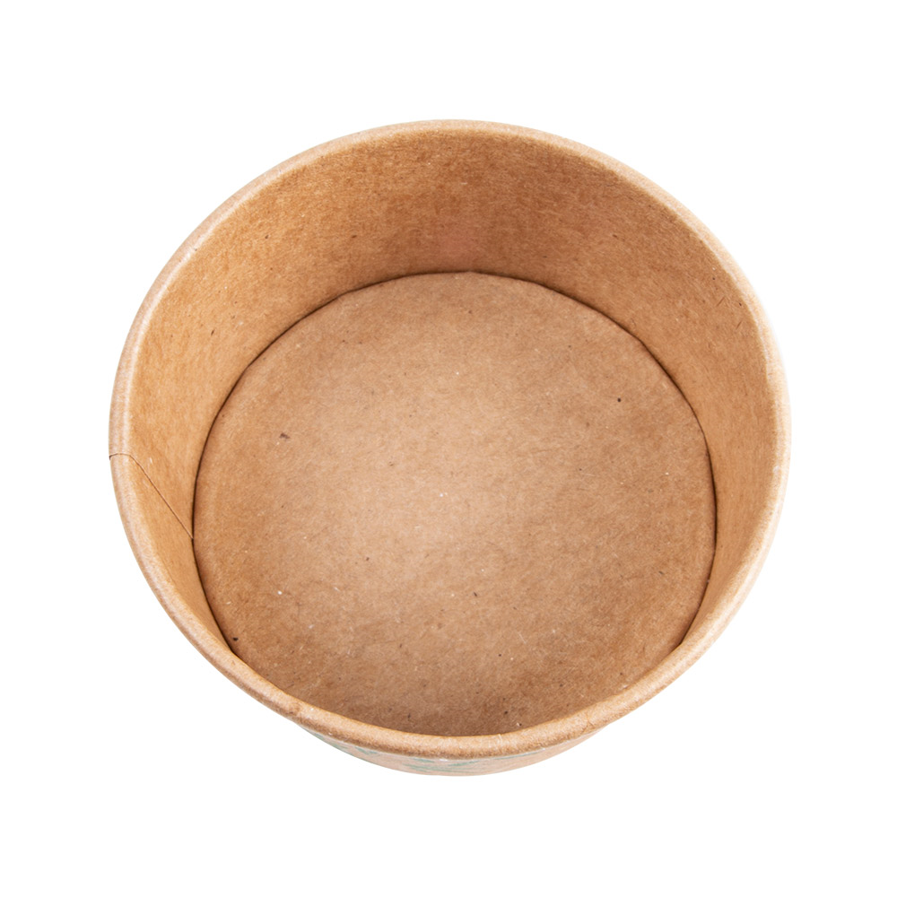 217.59-COPPETTA GELATI 'FEEL GREEN' 150 ML 250 + 18 PE G/M2 Ø8,5x4,5 CM MARRONE CARTONE (50 u.)