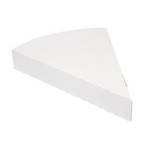 234.75-CONTENITORI TRIANGOLARE PIZZA 'THEPACK'  18x23x3 CM BIANCO CARTONE NANO-MICRO (100 u.)