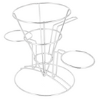 216.13-CESTINO CON 2 TERRINE 'ARTINOX'  10,8x15,24 CM ARGENTO ACCIAIO INOX