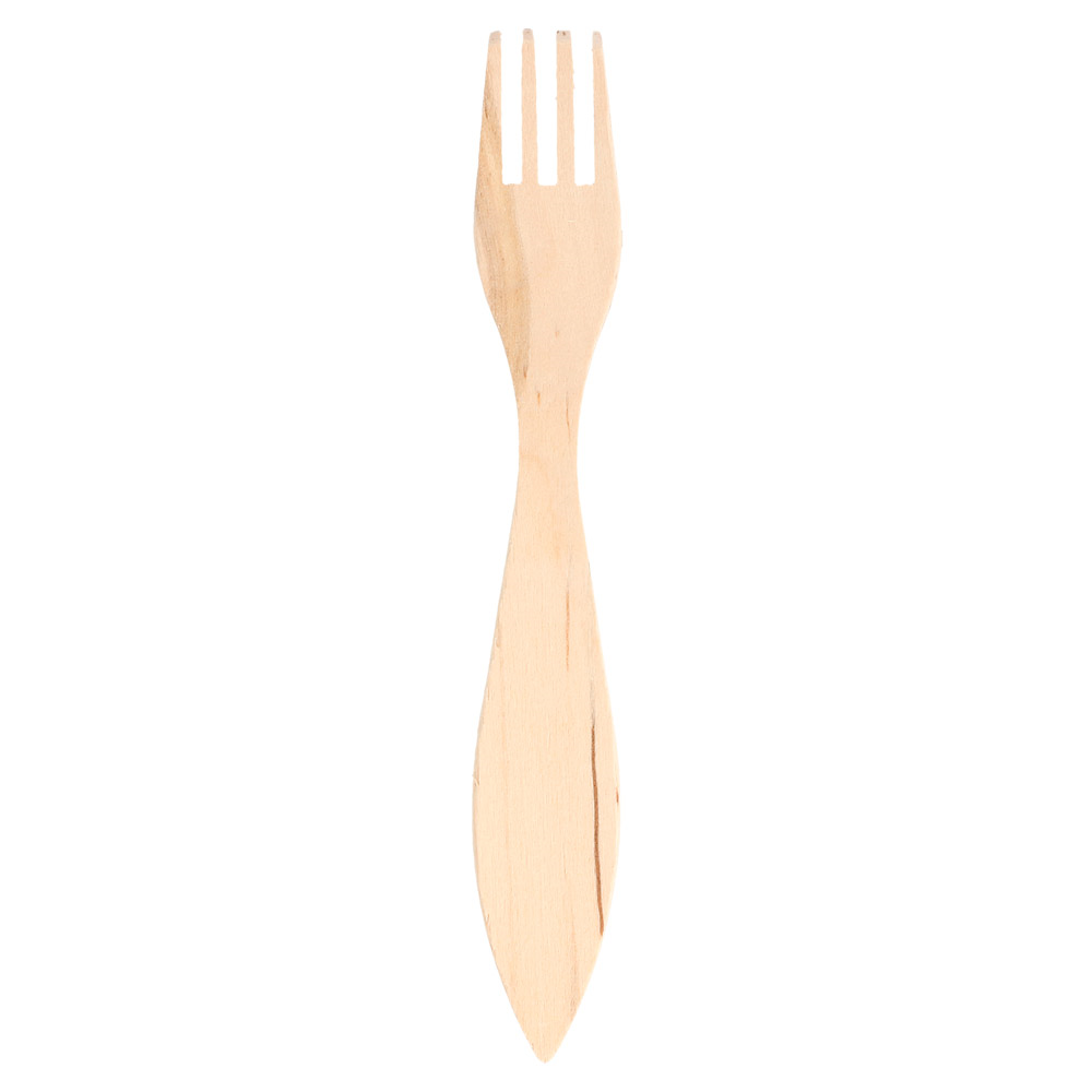 112.37-FORCHETTE ANGOLATE CONFEZIONATE 'WOOD'  15 CM NATURALE LEGNO (100 u.)