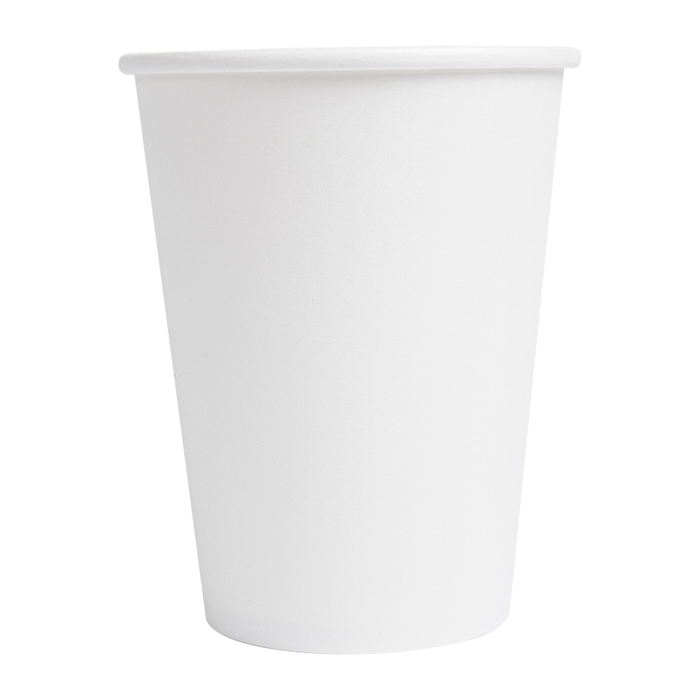 228.97-BICCHIERI BEVANDE CALDE 1 PARETE  360 ML - 12 oz 300 + 18 PE G/M2 Ø9/6x11 CM BIANCO CARTONE (50 u.)