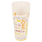 229.60-BICCHIERE PER FRITTI APERTO PAROLE 22 OZ - 660 ML 250 + 18PE G/M2 Ø8,5x18 CM BIANCO CARTONE (50 u.)