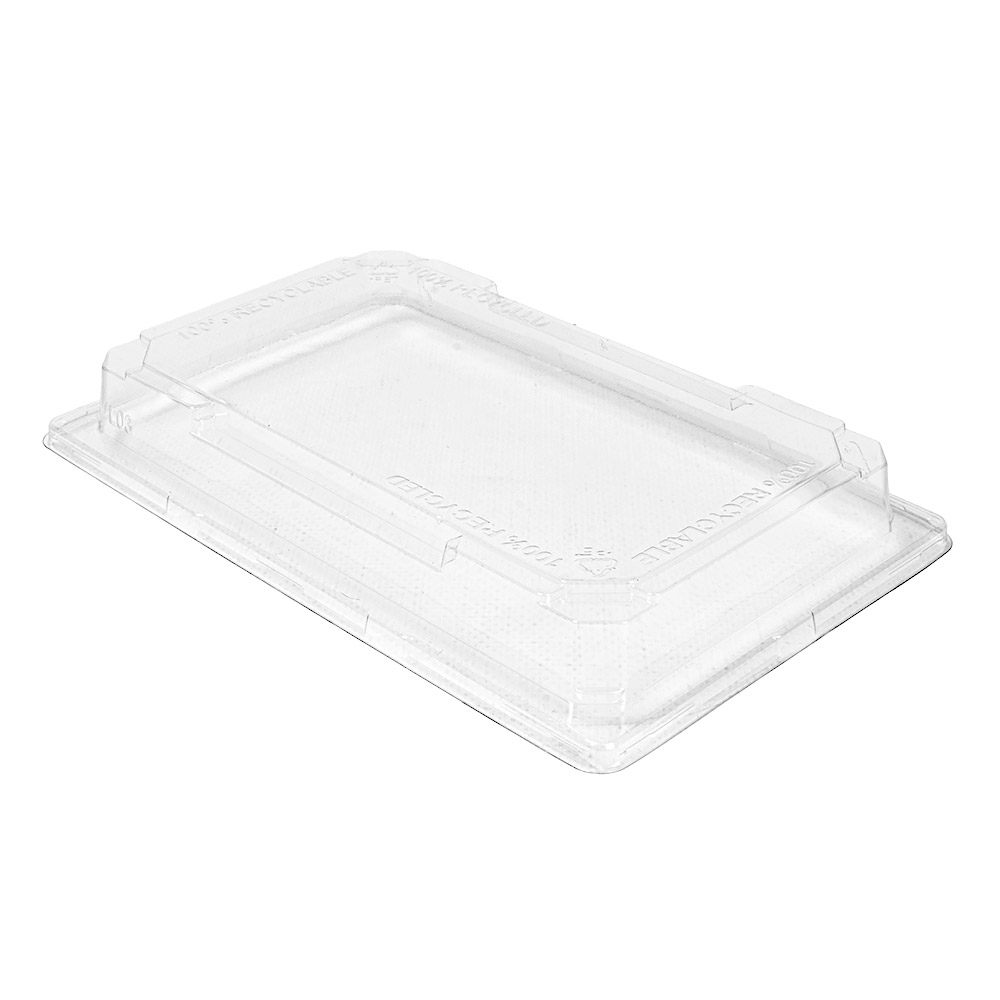 267.97-COPERCHIO 267.96  22x14x3 CM TRASPARENTE RPET (156 u.)