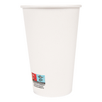 228.98-BICCHIERI BEVANDE CALDE 1 PARETE  480 ML - 16 oz 300 + 18 PE G/M2 Ø9/6x13,2 CM BIANCO CARTONE (50 u.)