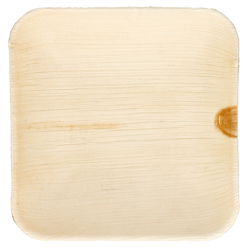 223.95-CIOTOLE QUADRATE 'ARECA'  15x15x4 CM NATURALE ARECA (25 u.)