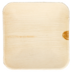 223.95-CIOTOLE QUADRATE 'ARECA'  15x15x4 CM NATURALE ARECA (25 u.)