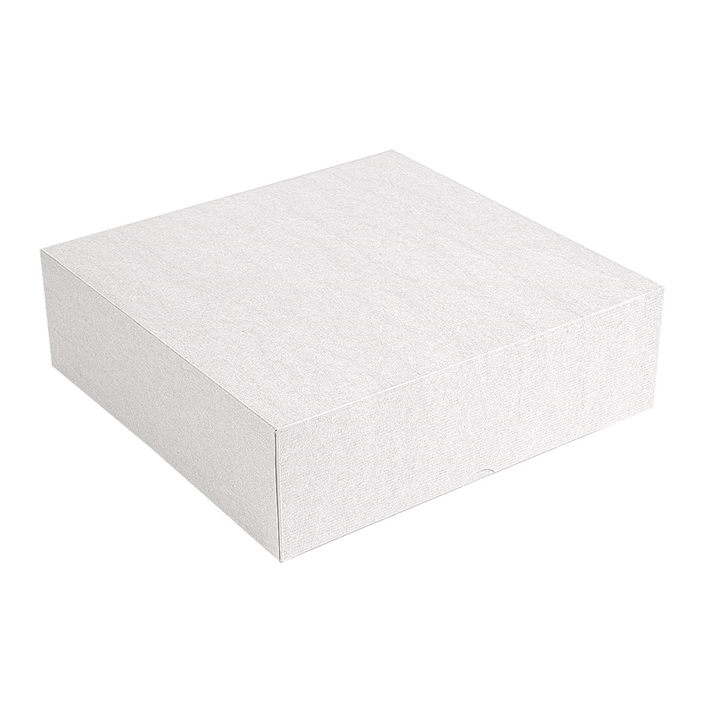 201.57-SCATOLE PER PASTICCERIA SENZA FINESTRA 'THEPACK'  16x16x8 CM BIANCO CARTONE NANO-MICRO (50 u.)