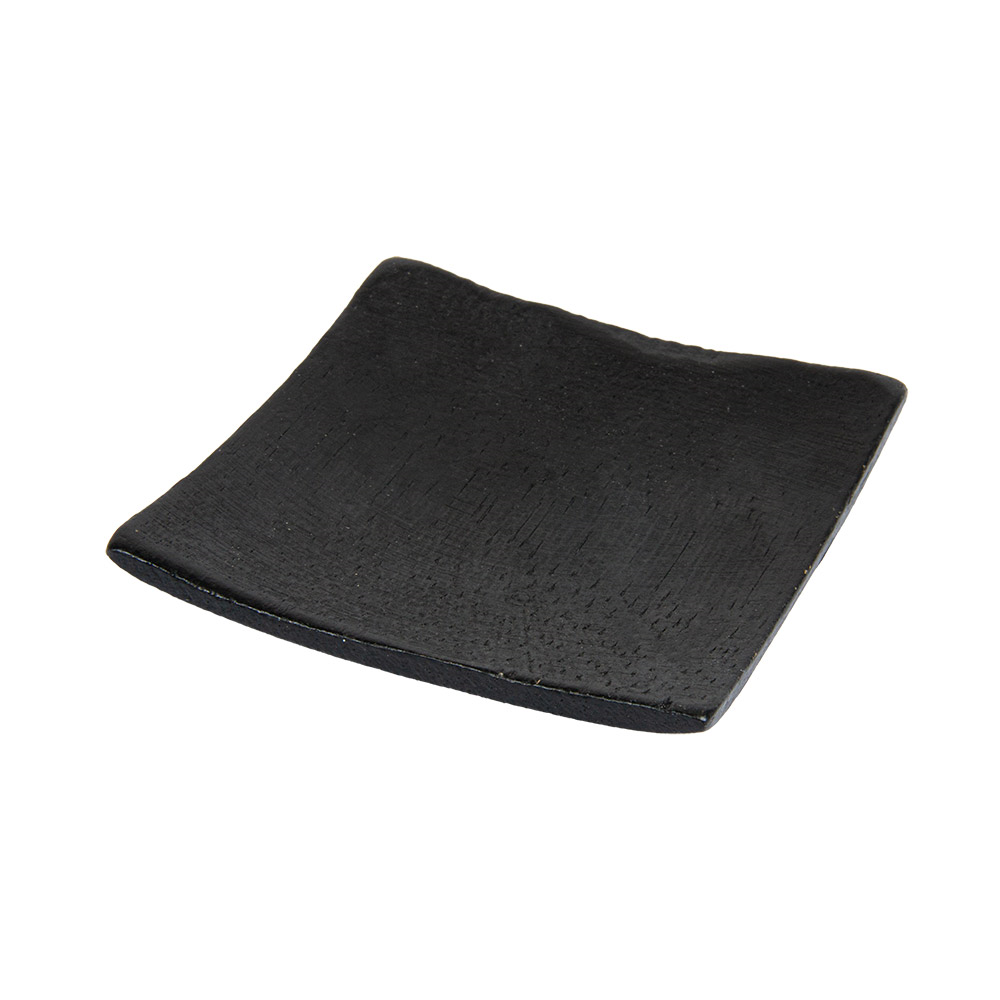 278.32-MINI PIATTI QUADRATI 'BAMBOO'  6x6x1 CM NERO BAMBÙ (12 u.)