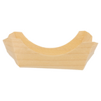 191.86-BARCHETTE IN FOGLIA DI PIOPPO 'WOOD'  6x6x2,5 CM NATURALE LEGNO (100 u.)