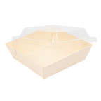 254.88-COMBO BARCHETTE + COPPERCHIO PET 'WOOD'  12x12x3,5 CM NATURALE LEGNO (50 u.)