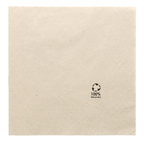 102.68-TOVAGLIOLI ECOLABEL 2 VELI 'FEEL GREEN'  18 G/M2 39x39 CM NATURALE TISSUE RICICLATO (100 u.)