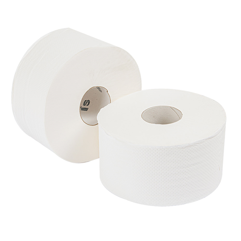 162.38-IGIENICI BABY JUMBO ECOLABEL 2 STRATI  17 G/M2 Ø19,5x9,5 CM BIANCO TISSUE (12 u.)