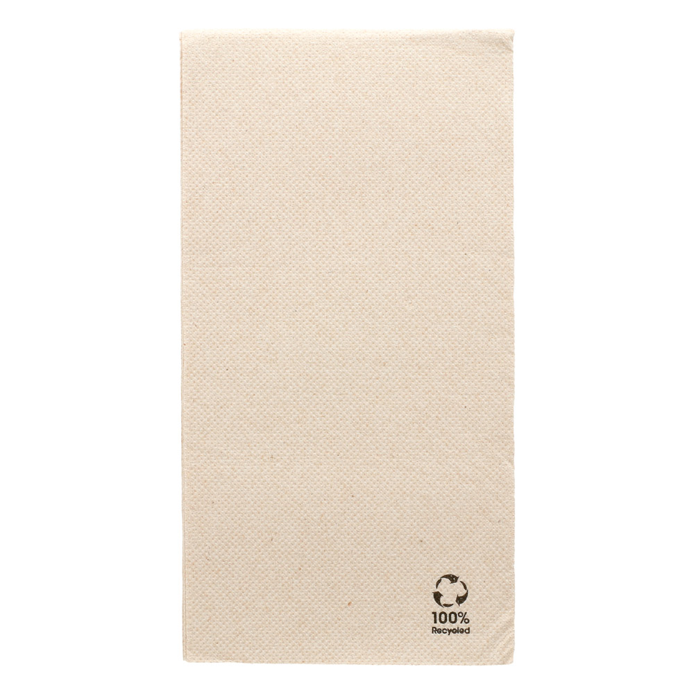 230.88-TOVAGLIOLI ECOLABEL P. 1/6 'DOUBLE POINT'  19 G/M2 30x40 CM NATURALE TISSUE RICICLATO (50 u.)