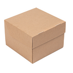 265.70-SCATOLE HAMBURGER "BURGER MENU" 'THEPACK'  15,5x15,5x11,5 CM (XXL) NATURALE CARTONE NANO-MICRO (50 u.)