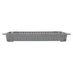 267.92-RECIPIENTI PER "SUSHI" 244 ML 16,6x11,5x2 CM ARGENTO RPET (312 u.)