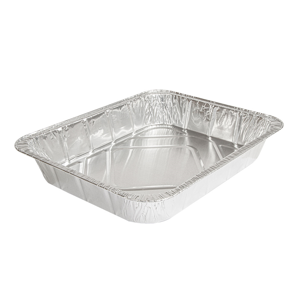 135.52-CONTENITORE GRASTRONORM  3260 ML 32,2x26,2x5 CM ALLUMINIO (50 u.)
