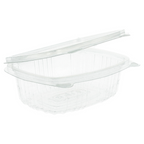 169.28-CONTENITORE CON COPERCHIO 250 ML 13,2x9,5x4,1 CM TRASPARENTE RPET (100 u.)