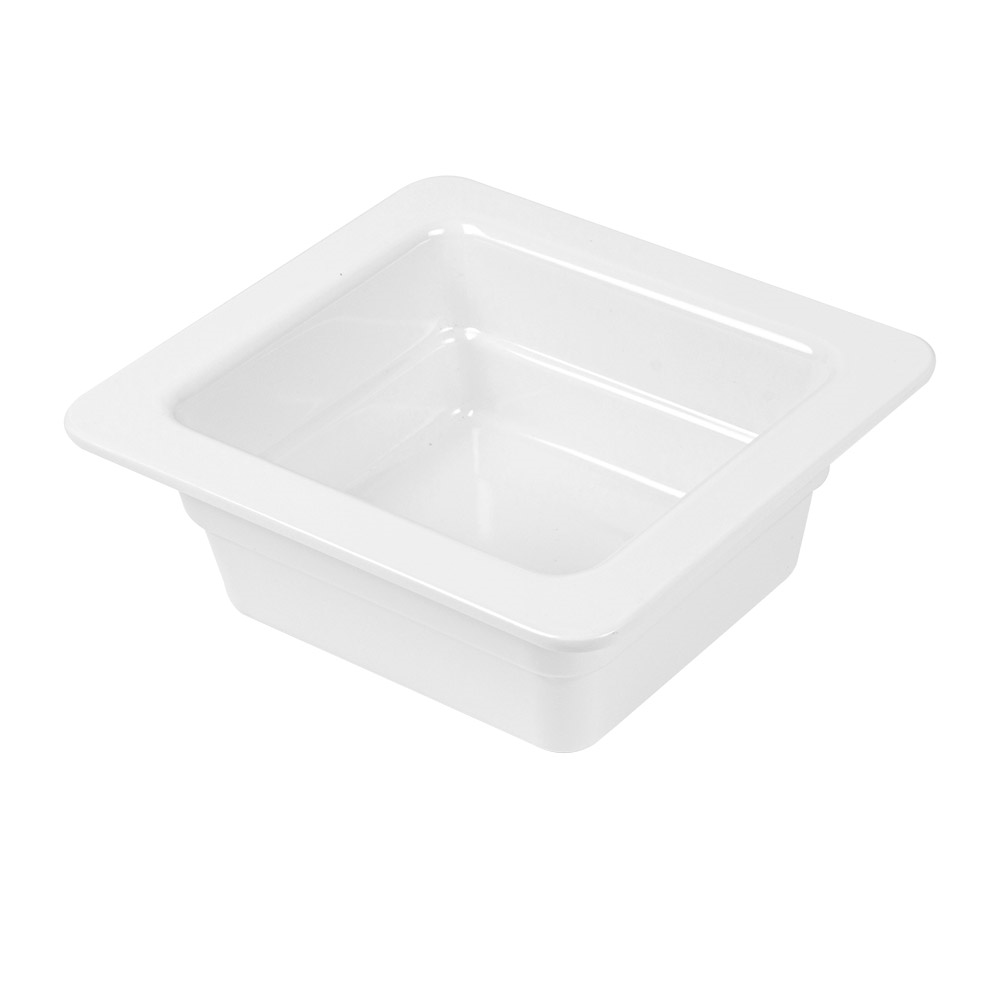 161.80-CONTENITORE GN 1/6   6,5 (h) CM BIANCO MELAMINA (1 u.)