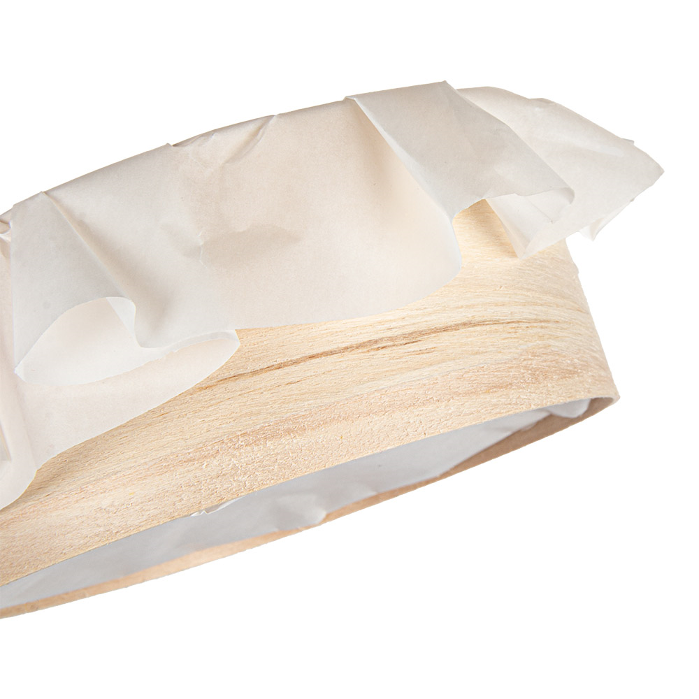 280.51-ANELLO DA FORNO CON CARTA 'WOOD' 545 ML Ø 11,8x5 CM NATURALE LEGNO (10 u.)