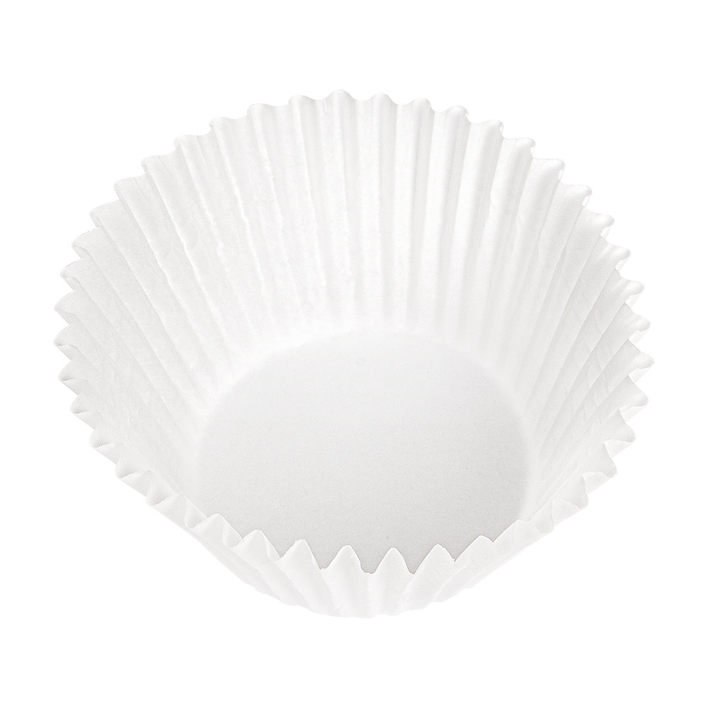 350.11-PIROTTINI PETIT FOURS  50 G/M2 Ø 5x3,5 CM BIANCO PERGAMANA ANTIGRASSI (500 u.)