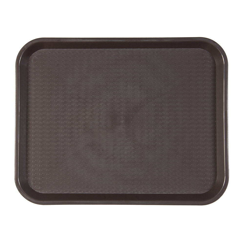 132.48-VASSOIO FAST FOOD   35,5x45,3x2,4 CM CIOCCOLATO PP