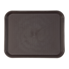 132.48-VASSOIO FAST FOOD   35,5x45,3x2,4 CM CIOCCOLATO PP