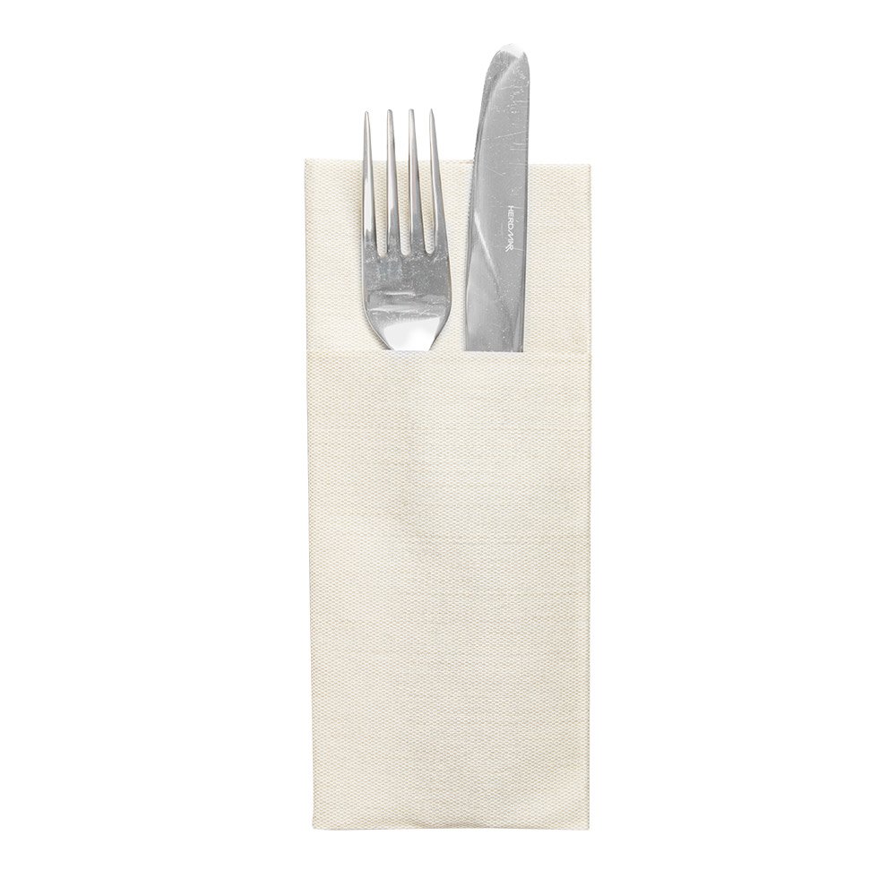 232.13-TOVAGLIOLI "KANGAROO" 'LIKE LINEN' MONOCHROME 70 G/M2 33x40 CM CREMA SPUNLACE (50 u.)