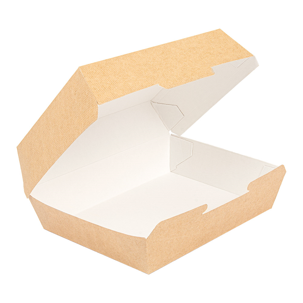 234.31-SCATOLE "LUNCH BOX B" 'THEPACK'  22,5x17x8,5 CM NATURALE CARTONE NANO-MICRO (50 u.)