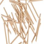 268.04-CANUCCE DRITTE BUBBLE TEA 'PAPER'  Ø1,2x20 CM NATURALE KRAFT (50 u.)
