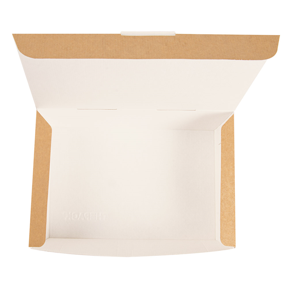 235.15-SCATOLE "LUNCH BOX" COPPERCHIO 'THEPACK' 1000 ML (32 oz) 20,5x14,6x5 CM NATURALE CARTONE NANO-MICRO (60 u.)