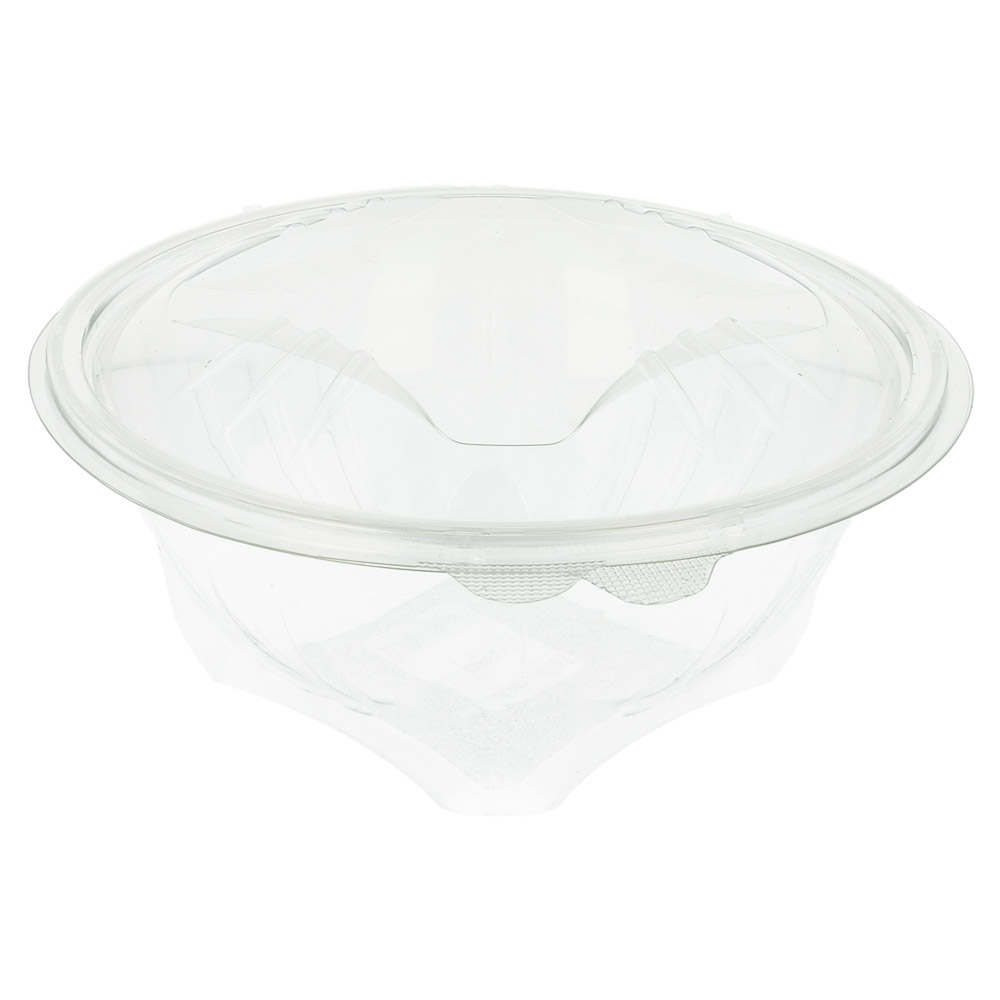 194.12-INSALATIERA CON COPERCHIO  1 L Ø 16,1x10,7 CM TRASPARENTE RPET (100 u.)