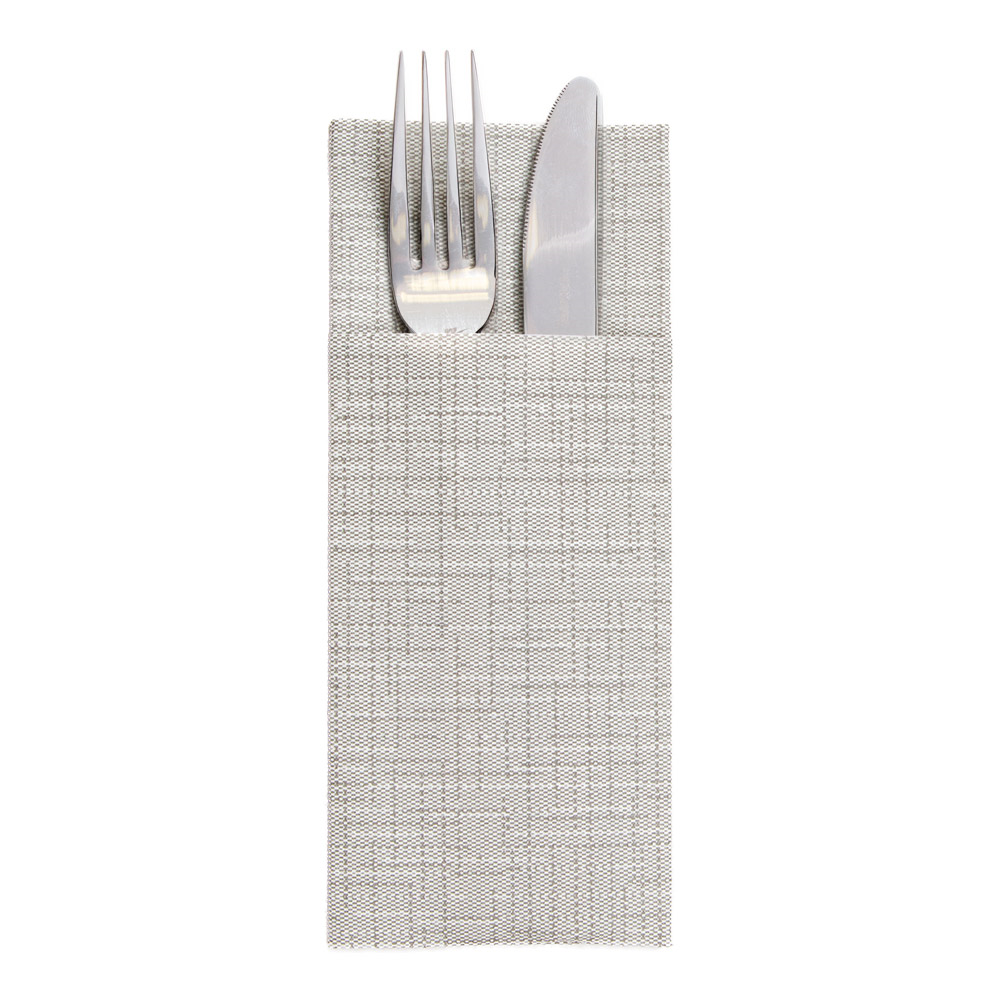 264.38-TOVAGLIOLI "KANGAROO" DRY COTTON 55 G/M2 33x40 CM GRIGIO AIRLAID (50 u.)