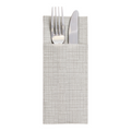 264.38-TOVAGLIOLI "KANGAROO" DRY COTTON 55 G/M2 33x40 CM GRIGIO AIRLAID (50 u.)