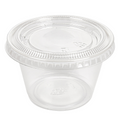 215.16-50 COPPETTE PICCOLE + 50 COPERCHI 120 ML Ø7,4x4,6 CM TRASPARENTE PP