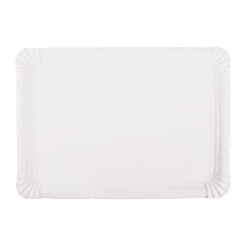 320.19-VASSOI PASTICCERIA - MEDI  420 G/M2 33x23 CM BIANCO CARTONE (125 u.)