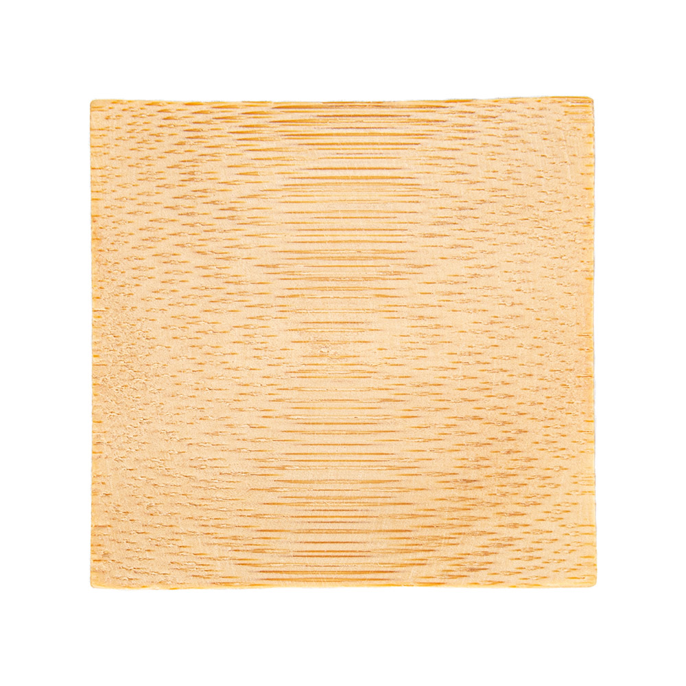 170.26-MINI PIATTO QUADRATO 'BAMBOO'  6x6 CM NATURALE BAMBÙ (24 u.)