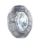 325.24-RECIPIENTE PER POLLI - GRANDE  2500 ML 25,5x19,3x8,4 CM ALLUMINIO (100 u.)